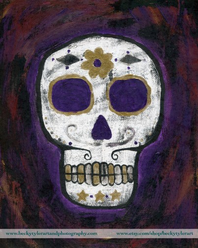 Sugar Skull Purple