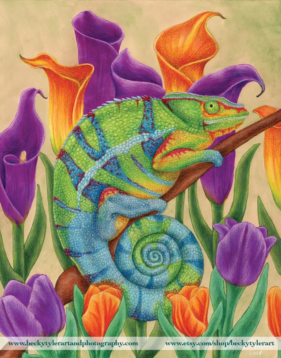 Earth Day 2018 Chameleon